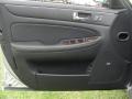 Jet Black 2011 Hyundai Genesis 3.8 Sedan Door Panel