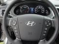 Jet Black 2011 Hyundai Genesis 3.8 Sedan Steering Wheel