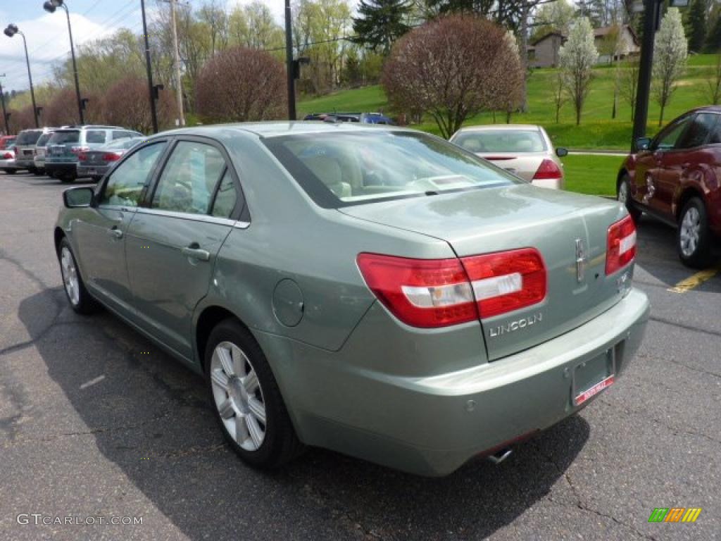 2008 MKZ AWD Sedan - Moss Green Metallic / Sand photo #2