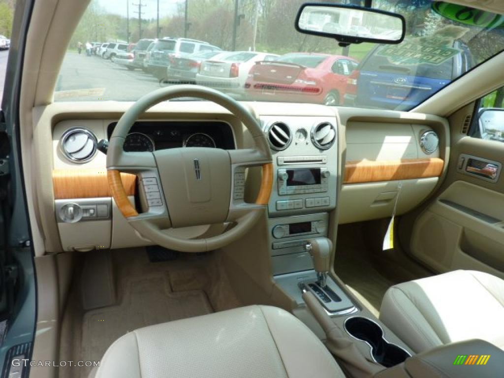 2008 Lincoln MKZ AWD Sedan Sand Dashboard Photo #48484788