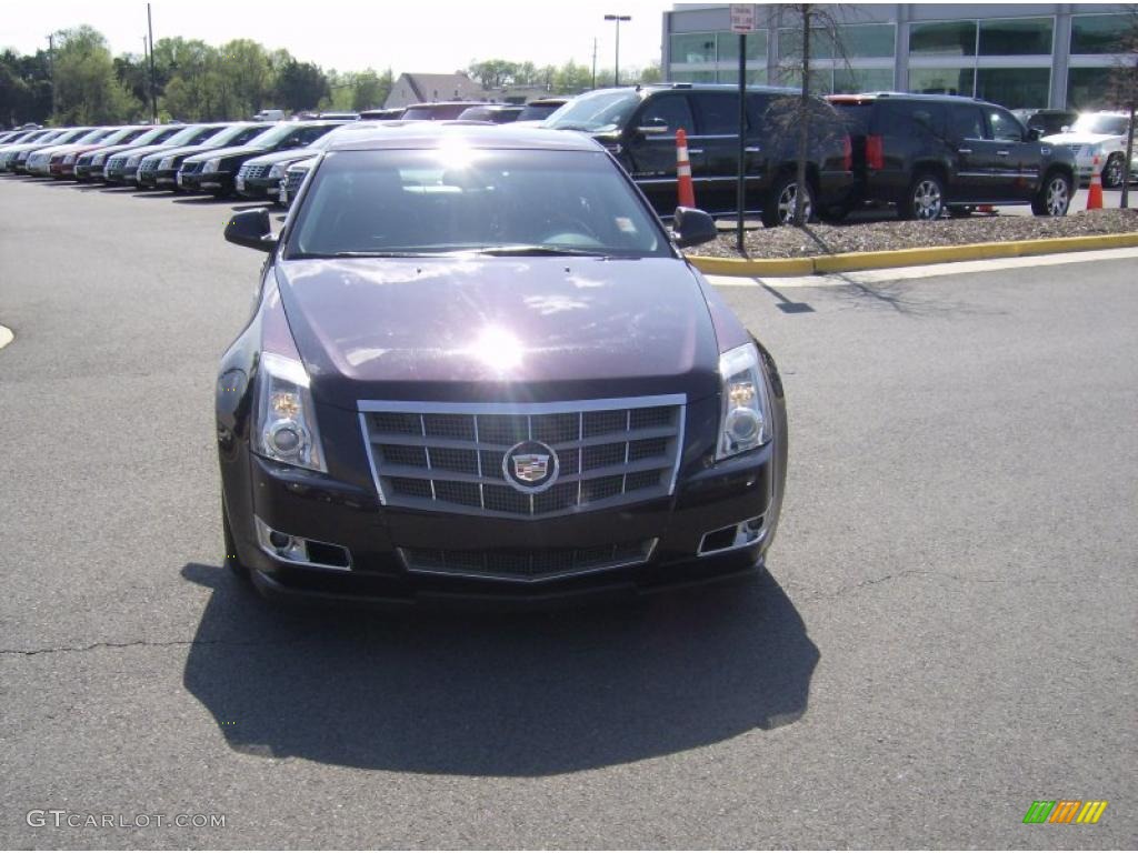 2010 CTS 4 3.6 AWD Sedan - Black Cherry / Ebony photo #2