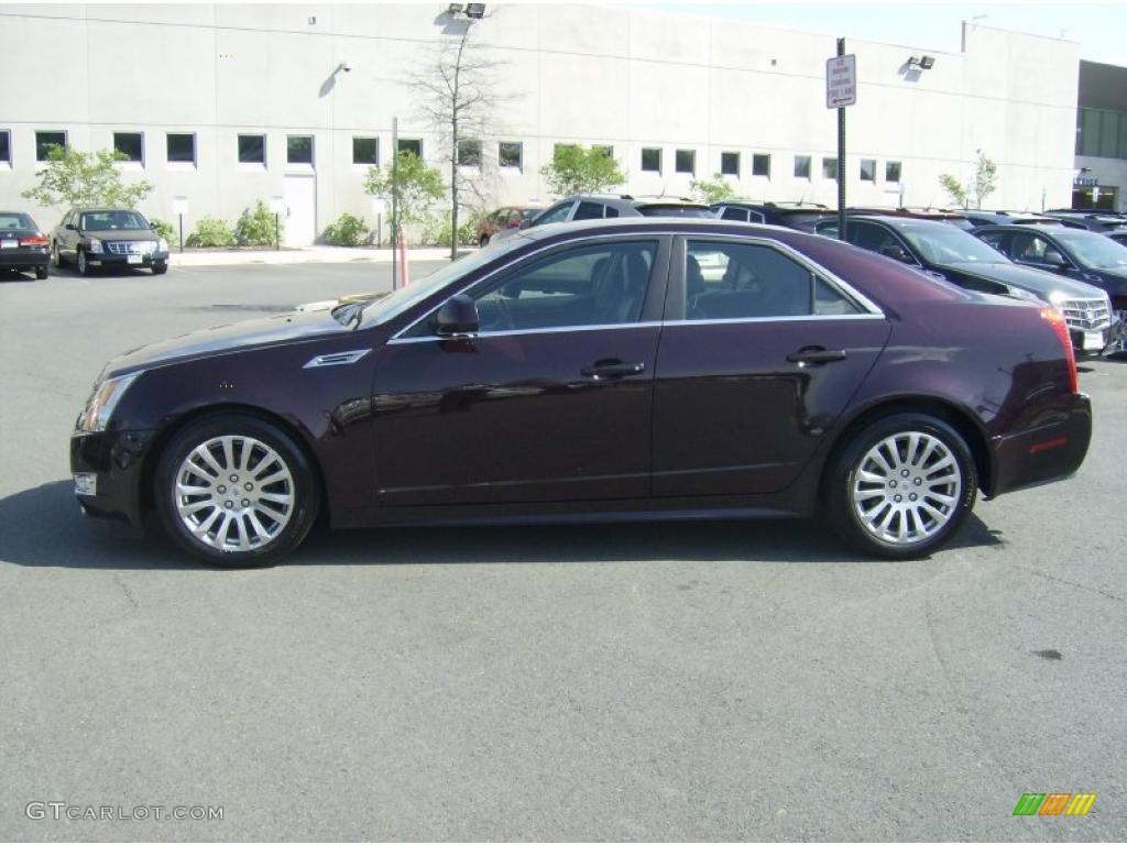 Black Cherry 2010 Cadillac CTS 4 3.6 AWD Sedan Exterior Photo #48485175