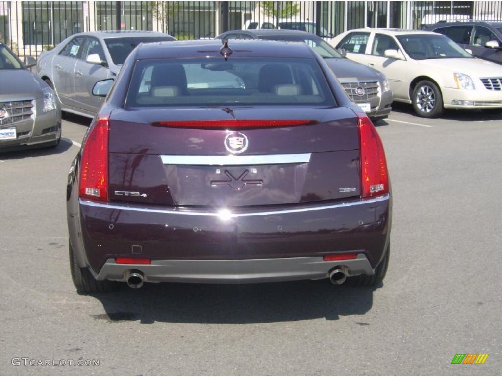 Black Cherry 2010 Cadillac CTS 4 3.6 AWD Sedan Exterior Photo #48485236