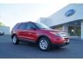 2011 Red Candy Metallic Ford Explorer XLT  photo #1
