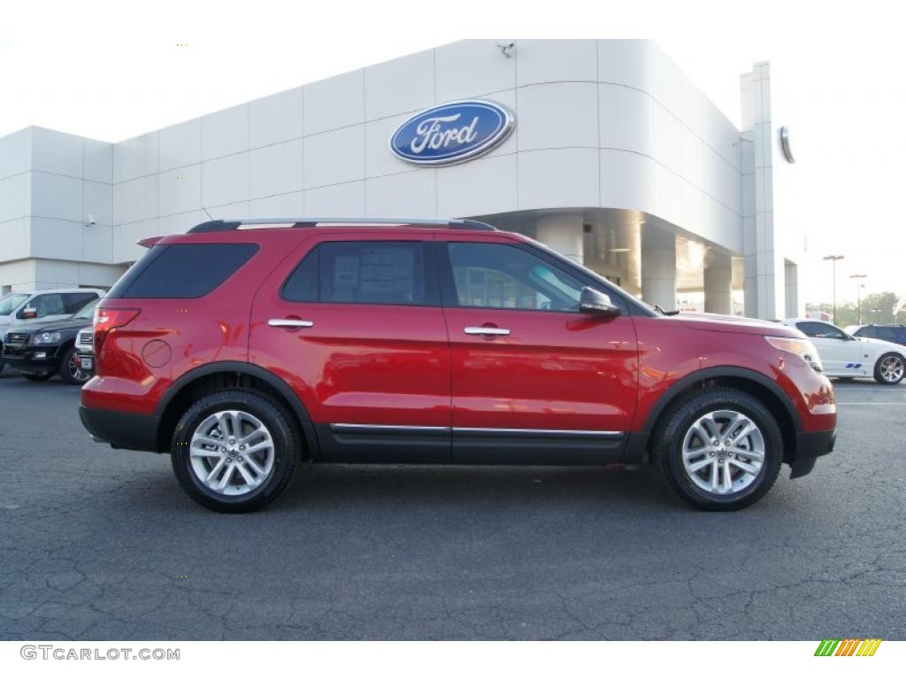 Red Candy Metallic 2011 Ford Explorer XLT Exterior Photo #48486168