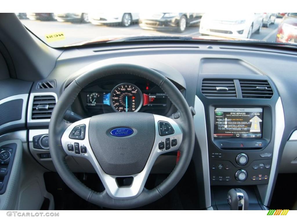 2011 Ford Explorer XLT Medium Light Stone Dashboard Photo #48486459