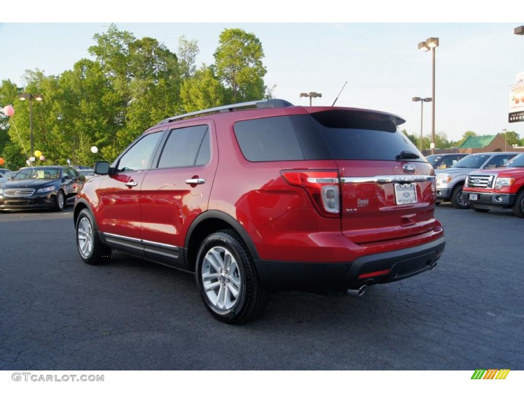 Red Candy Metallic 2011 Ford Explorer XLT Exterior Photo #48486558