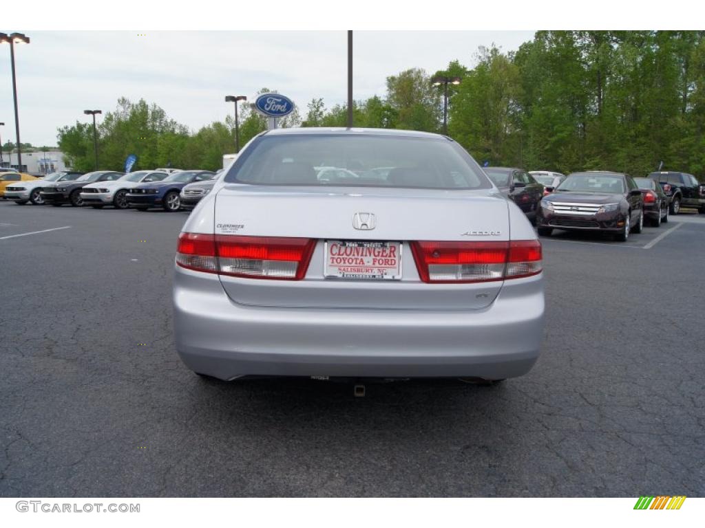 2003 Accord EX-L Sedan - Satin Silver Metallic / Gray photo #4