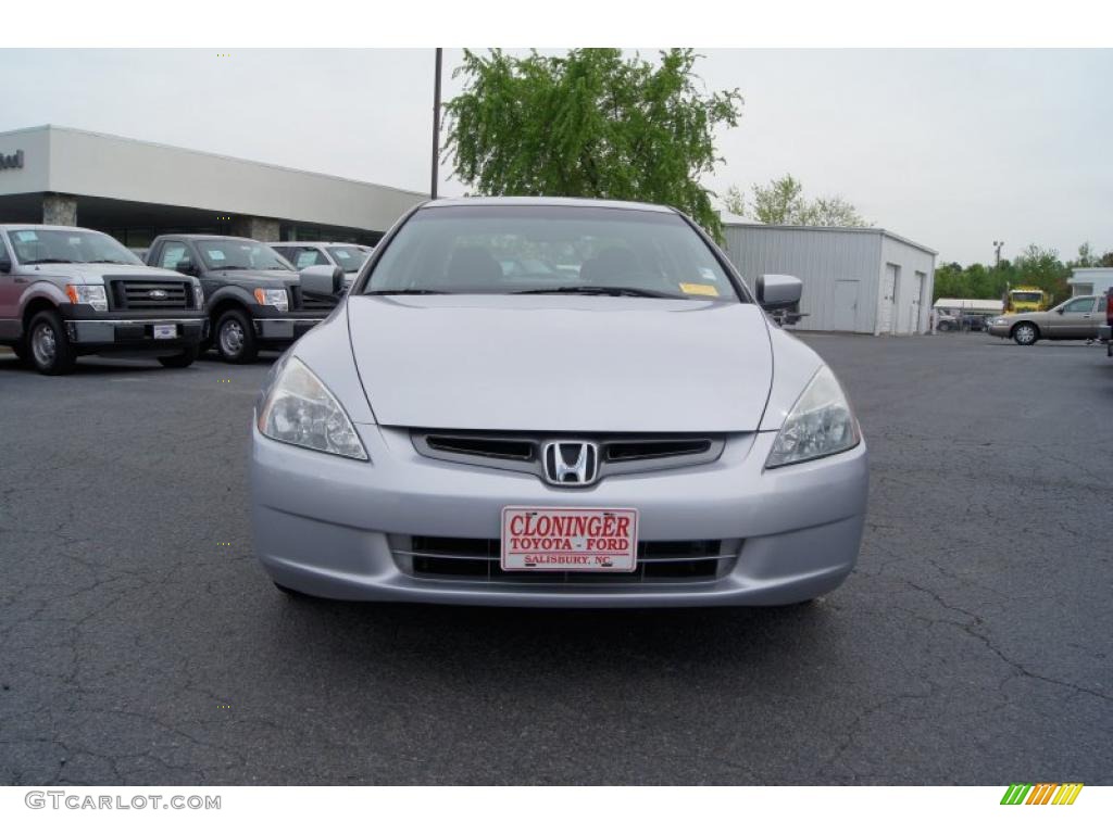 2003 Accord EX-L Sedan - Satin Silver Metallic / Gray photo #7