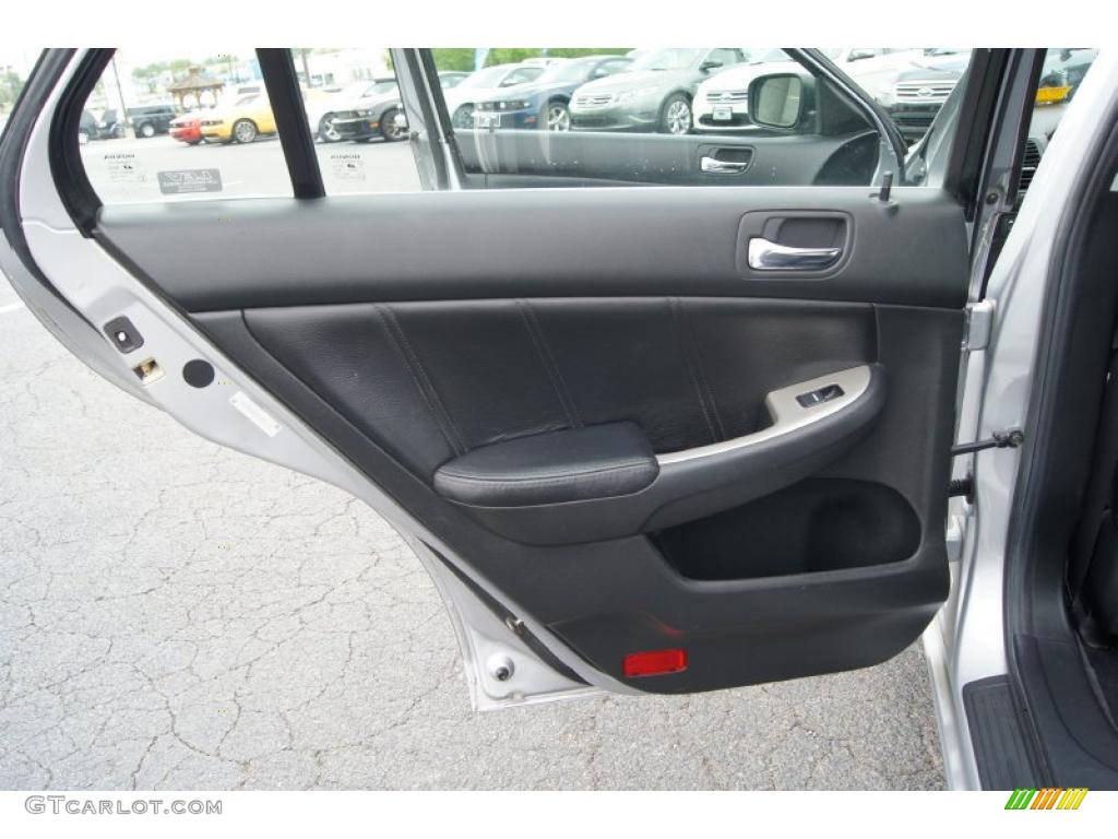 2003 Accord EX-L Sedan - Satin Silver Metallic / Gray photo #9