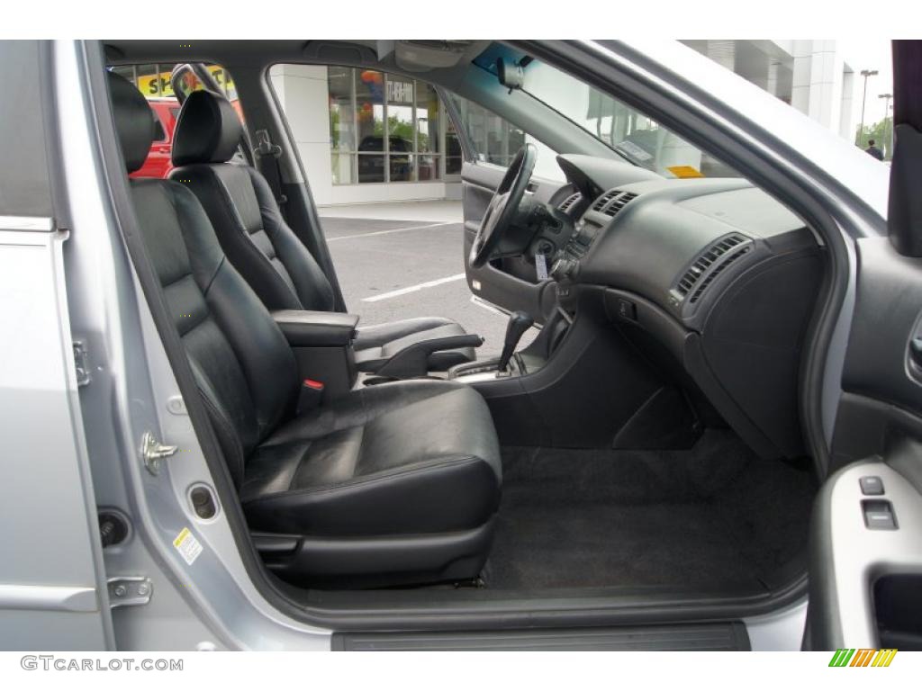 2003 Accord EX-L Sedan - Satin Silver Metallic / Gray photo #14