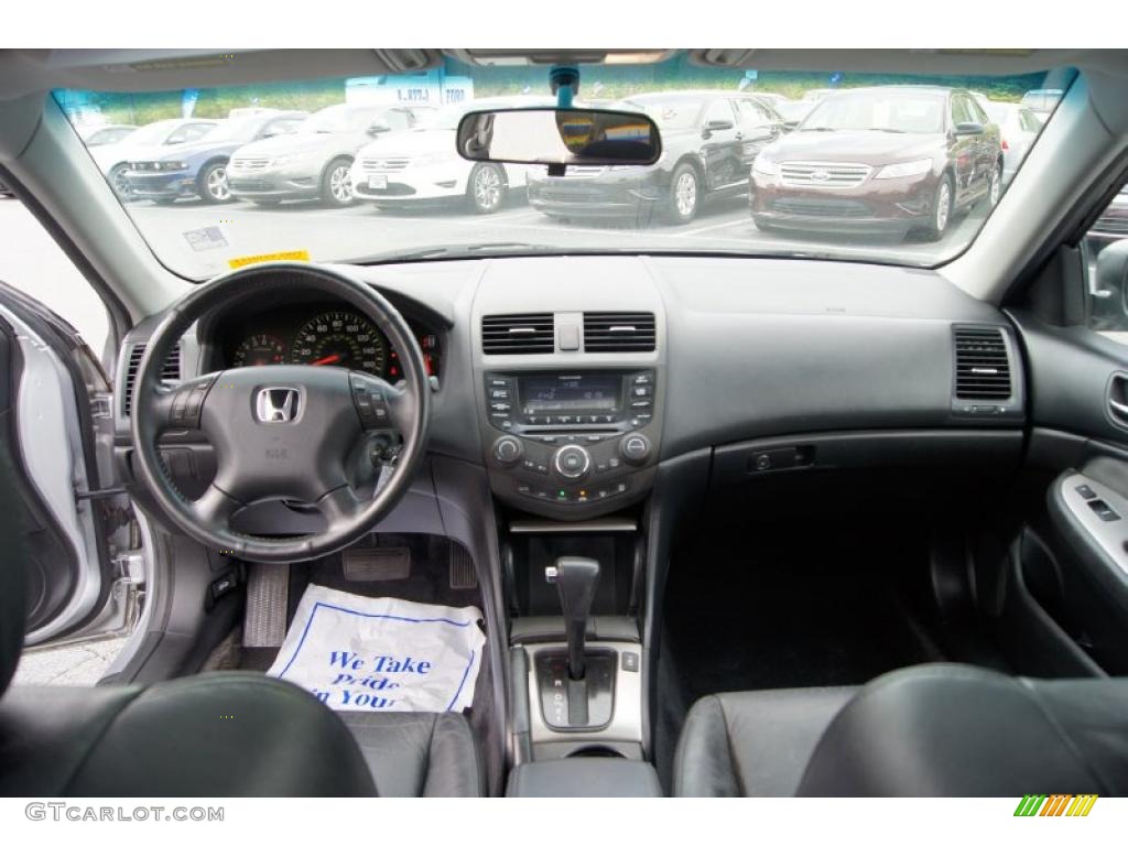 2003 Accord EX-L Sedan - Satin Silver Metallic / Gray photo #20
