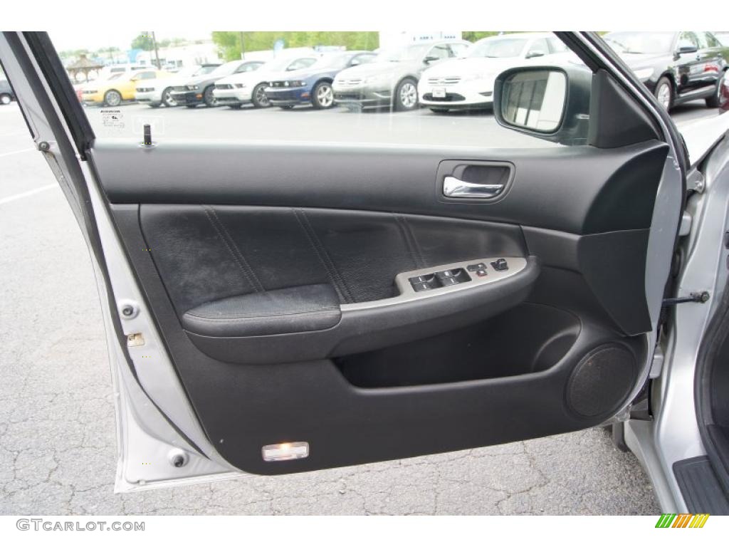 2003 Accord EX-L Sedan - Satin Silver Metallic / Gray photo #21
