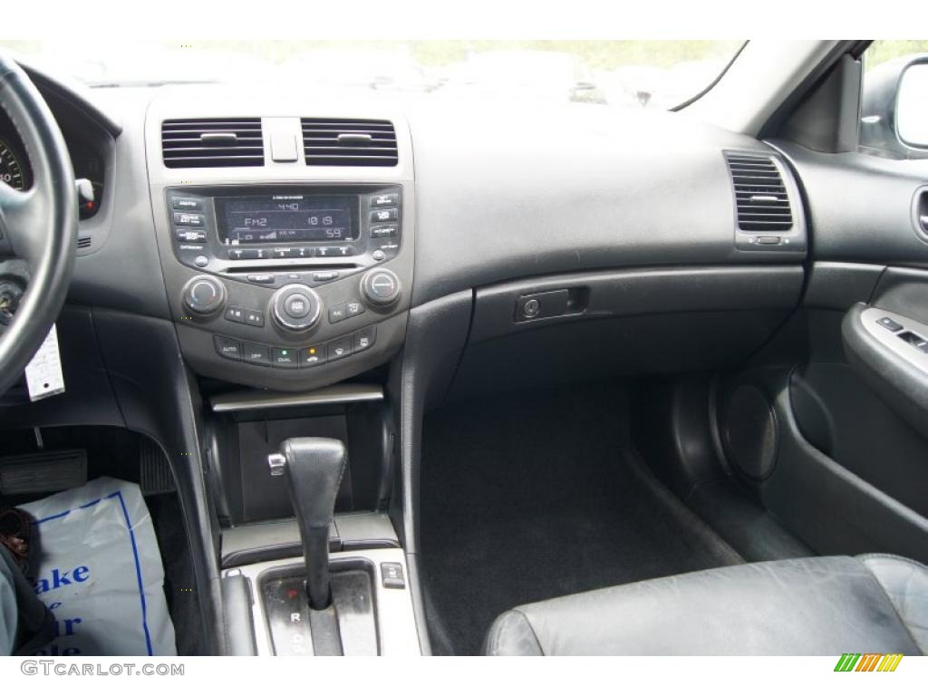 2003 Accord EX-L Sedan - Satin Silver Metallic / Gray photo #34