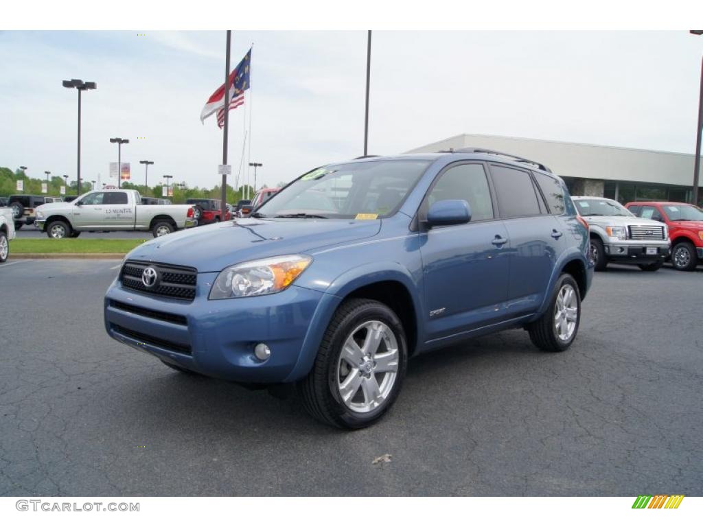 Pacific Blue Metallic 2008 Toyota RAV4 Sport Exterior Photo #48488068