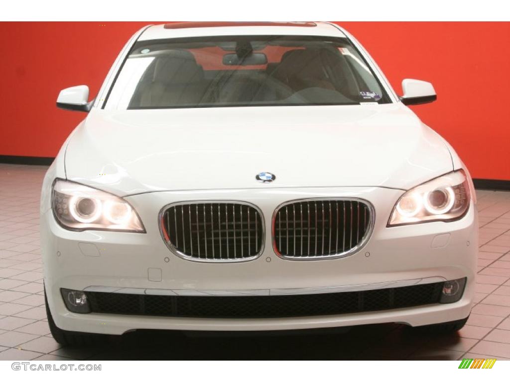 2012 7 Series 750Li Sedan - Alpine White / Saddle/Black photo #2