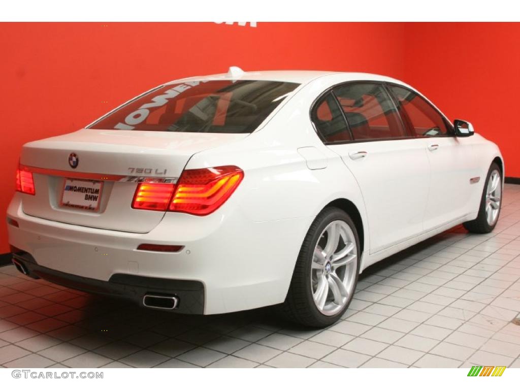 2012 7 Series 750Li Sedan - Alpine White / Black photo #3