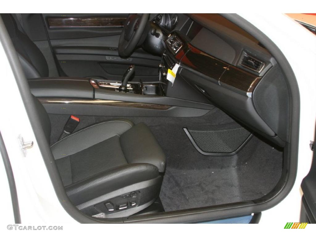 Black Interior 2012 BMW 7 Series 750Li Sedan Photo #48489949