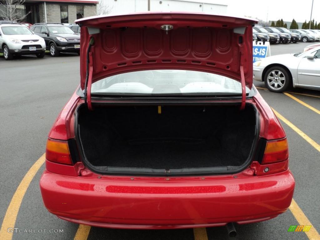 1995 Civic EX Coupe - Milano Red / Black photo #9