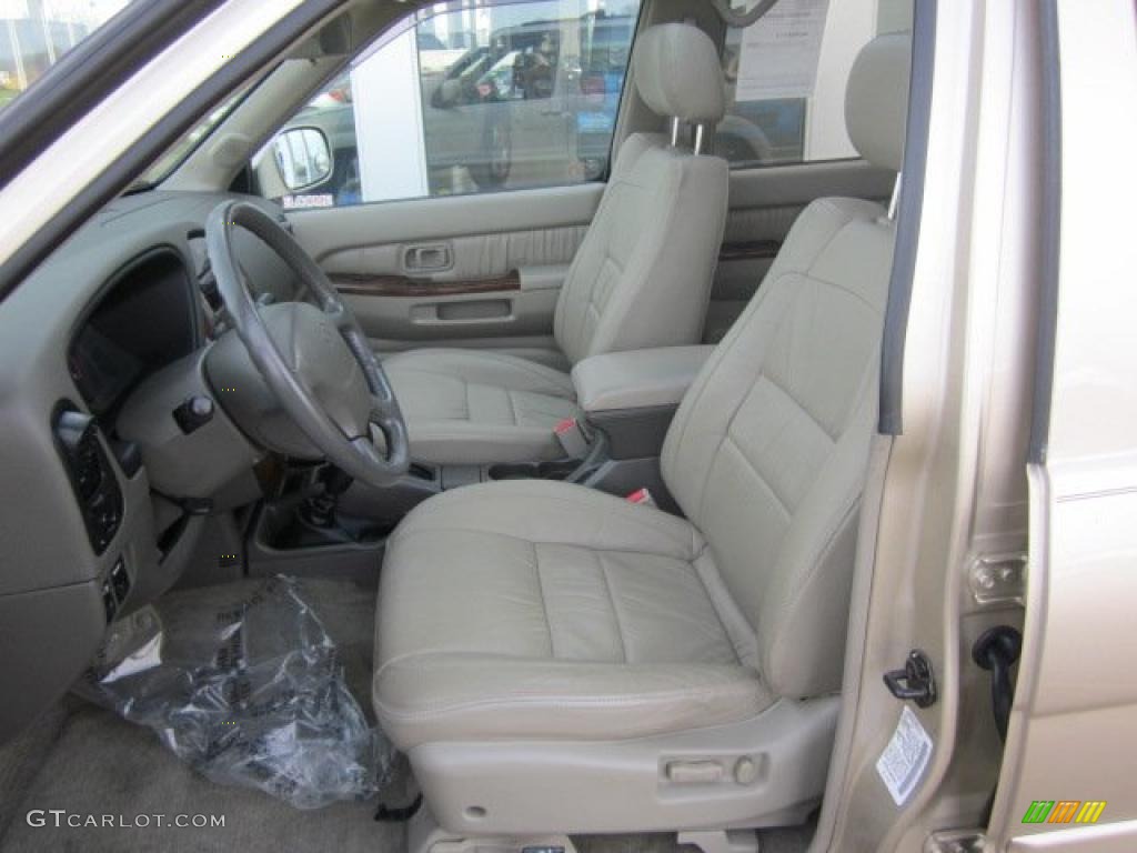 Stone Beige Interior 1998 Infiniti QX4 4x4 Photo #48490720