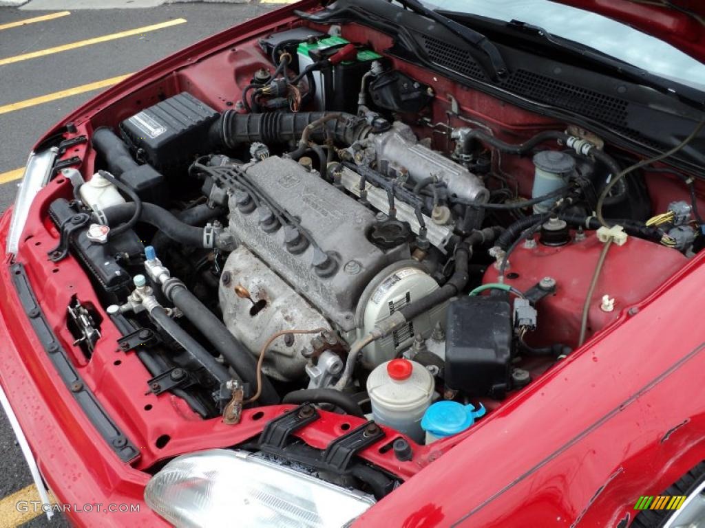 1995 Honda Civic EX Coupe 1.5L SOHC 16V 4 Cylinder Engine Photo #48490756