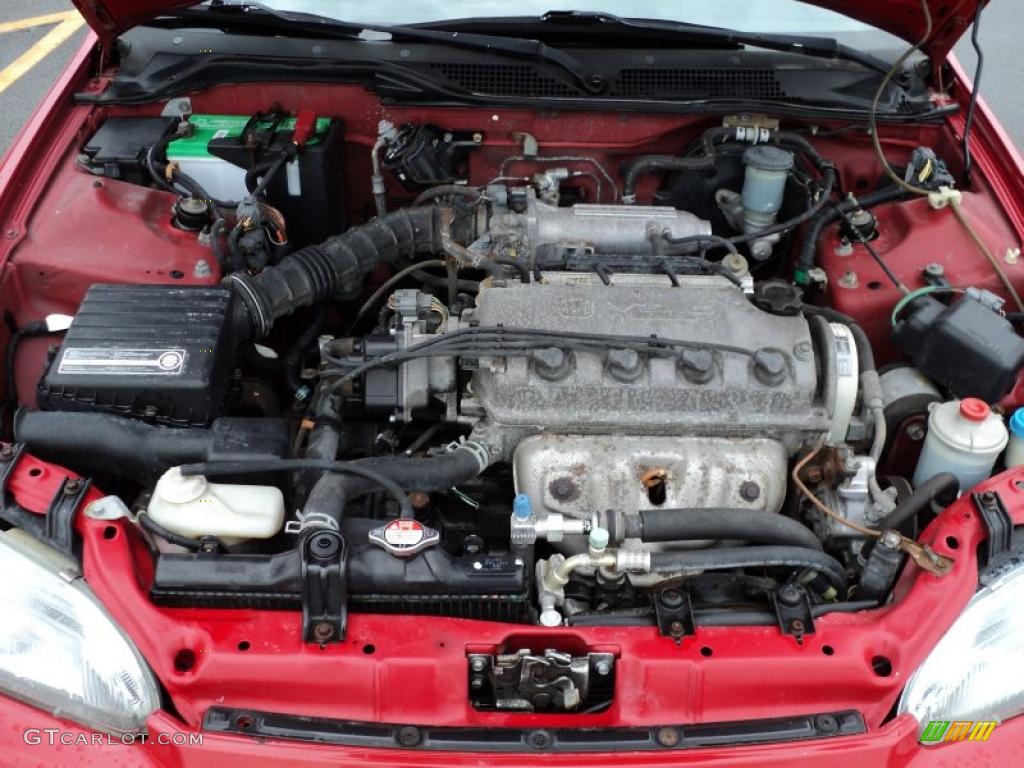 1995 Honda Civic EX Coupe 1.5L SOHC 16V 4 Cylinder Engine Photo #48490768