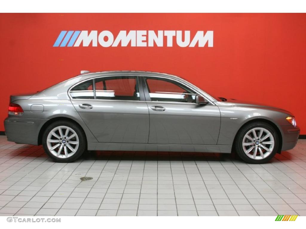 2008 7 Series 750Li Sedan - Titanium Grey Metallic / Black photo #4