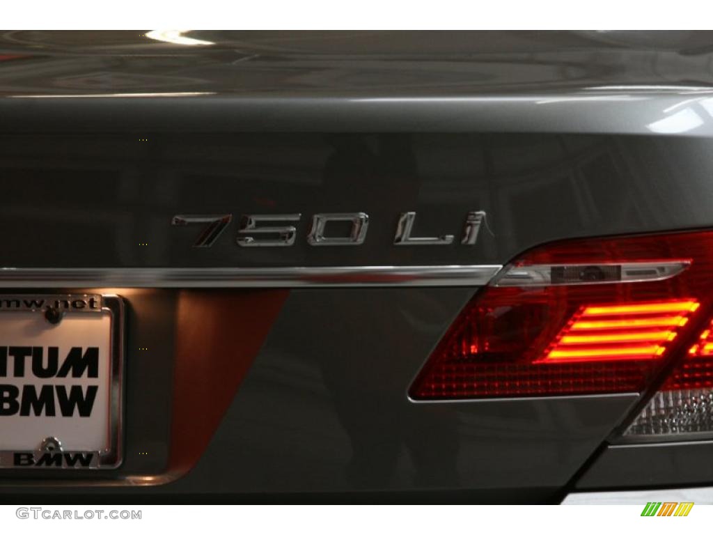 2008 7 Series 750Li Sedan - Titanium Grey Metallic / Black photo #16