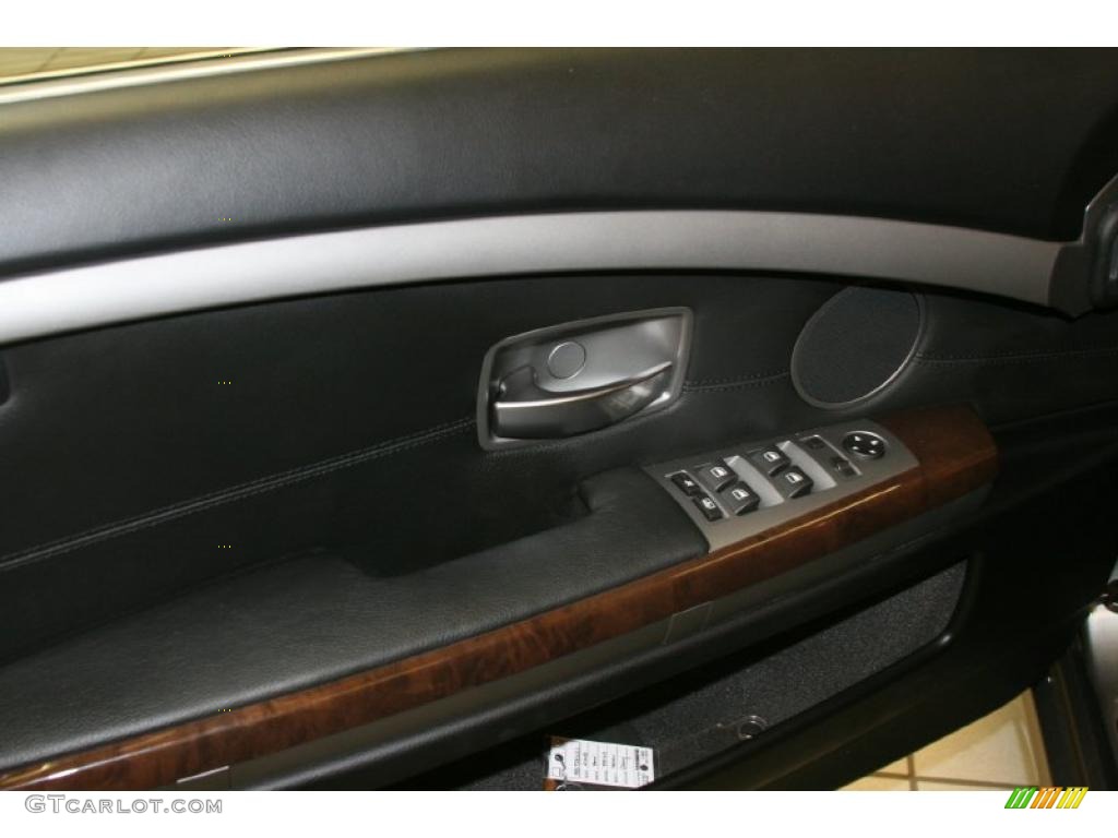 2008 7 Series 750Li Sedan - Titanium Grey Metallic / Black photo #24