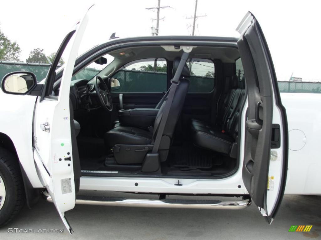 2009 Silverado 1500 LT Texas Edition Extended Cab - Summit White / Ebony photo #36