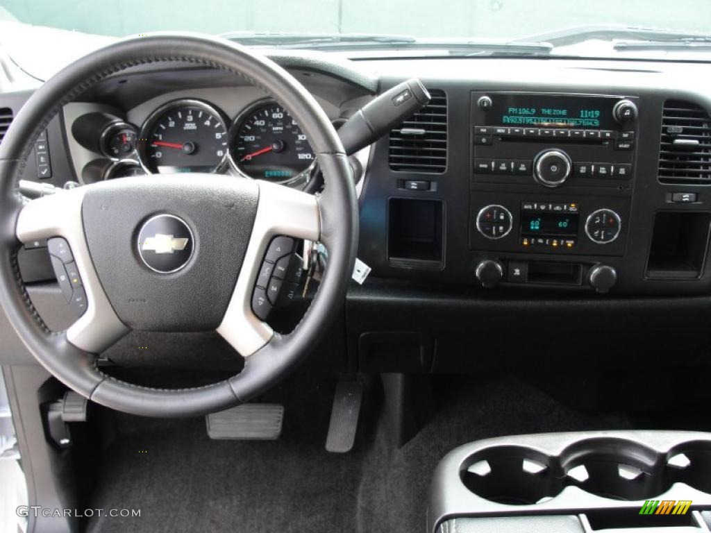 2009 Silverado 1500 LT Texas Edition Extended Cab - Summit White / Ebony photo #44