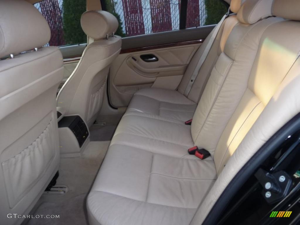 Sand Beige Interior 1999 BMW 5 Series 528i Sedan Photo #48492118