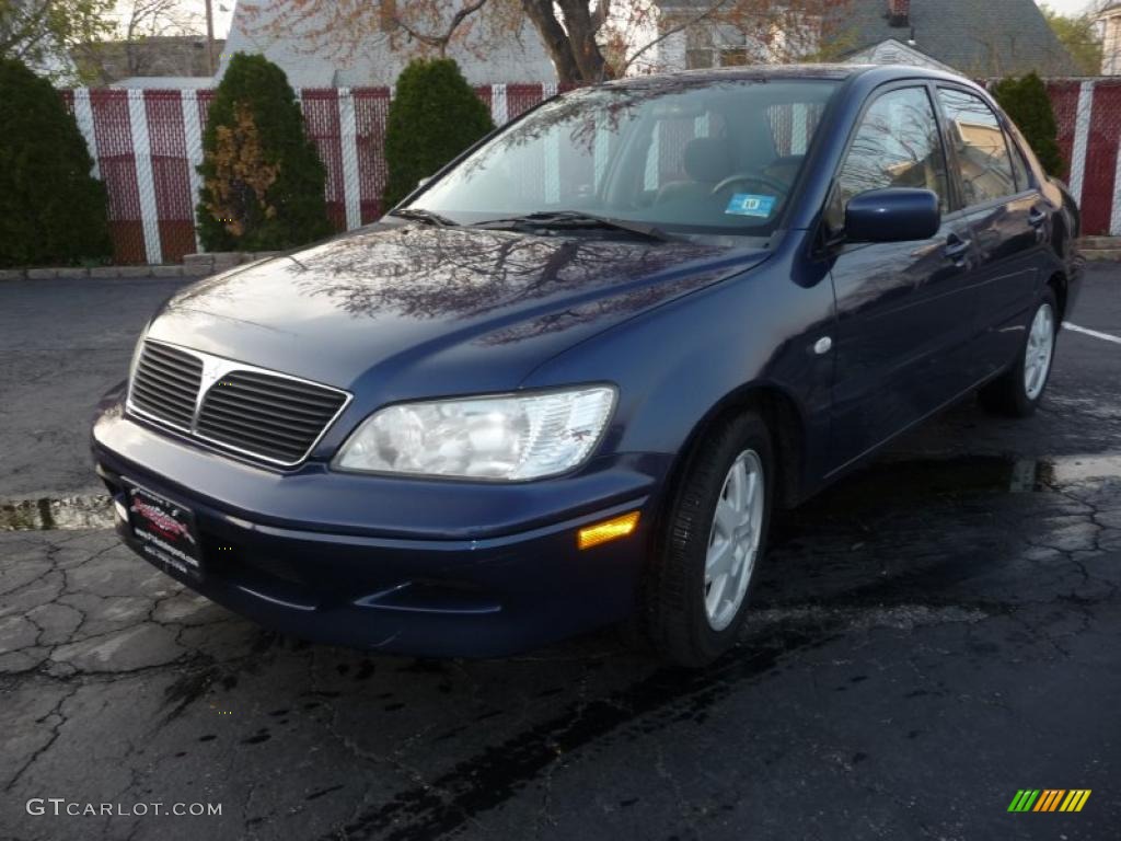 2003 Lancer LS - Royal Blue Pearl / Gray photo #1