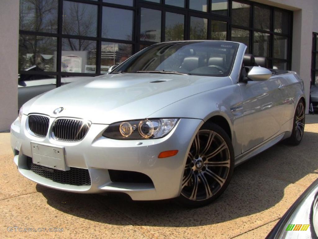 2008 M3 Convertible - Silverstone Metallic / Black photo #1