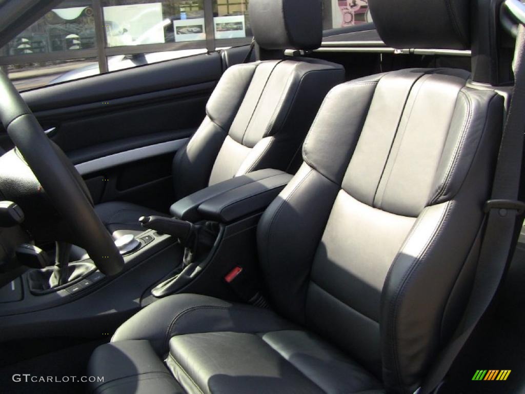Black Interior 2008 BMW M3 Convertible Photo #48492271