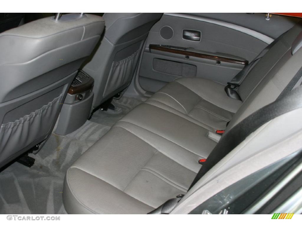 2002 7 Series 745i Sedan - Titanium Grey Metallic / Flannel Grey photo #7