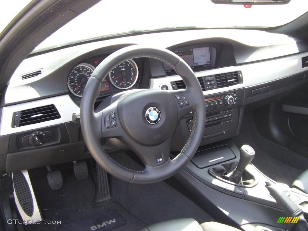 2008 BMW M3 Convertible Black Dashboard Photo #48492295
