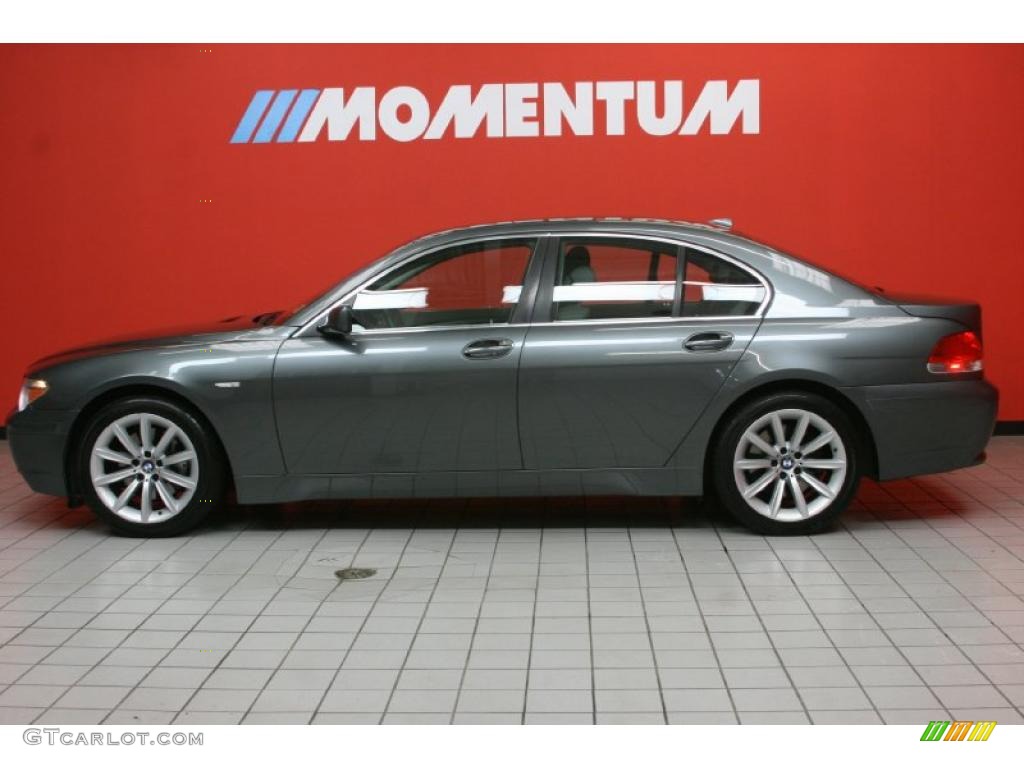 2002 7 Series 745i Sedan - Titanium Grey Metallic / Flannel Grey photo #17
