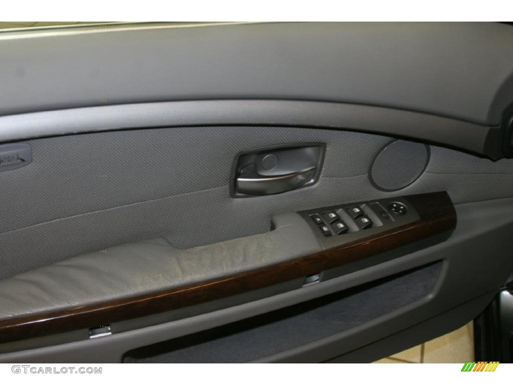 2002 7 Series 745i Sedan - Titanium Grey Metallic / Flannel Grey photo #23