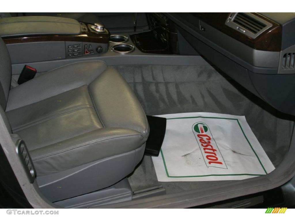 2002 7 Series 745i Sedan - Titanium Grey Metallic / Flannel Grey photo #33
