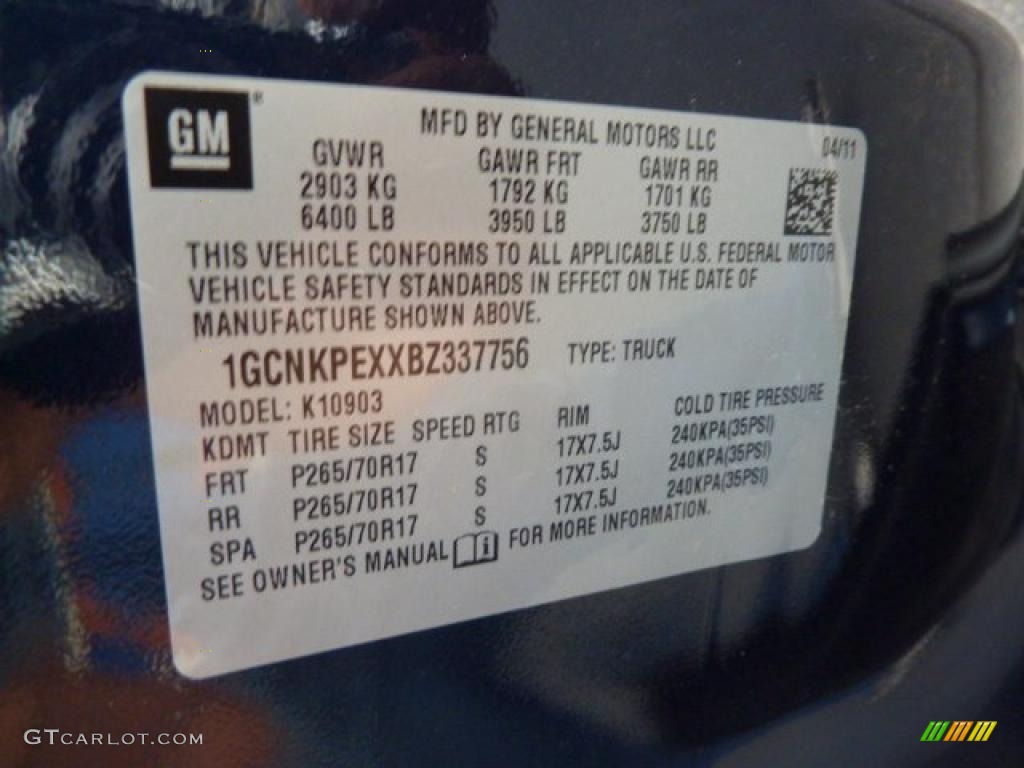 2011 Silverado 1500 Regular Cab 4x4 - Imperial Blue Metallic / Dark Titanium photo #17