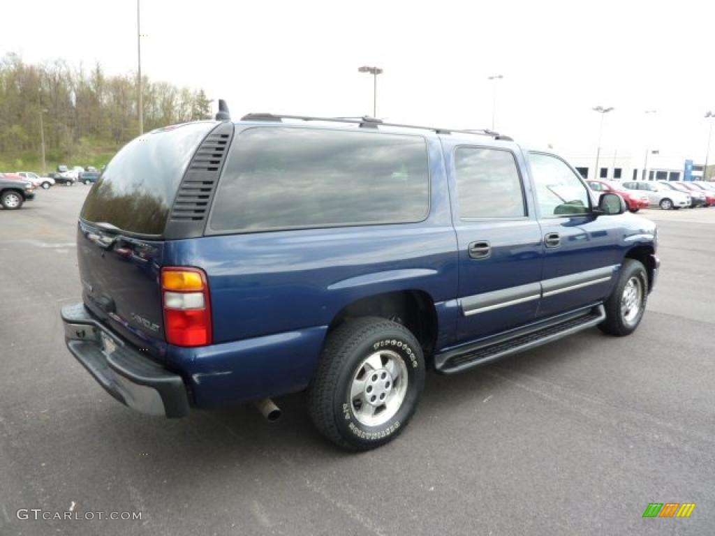 2003 Suburban 1500 4x4 - Indigo Blue Metallic / Tan/Neutral photo #6