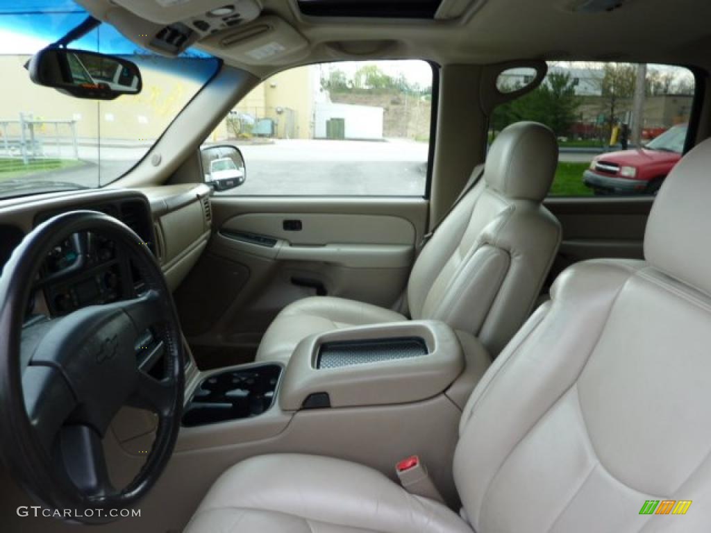 2003 Suburban 1500 4x4 - Indigo Blue Metallic / Tan/Neutral photo #7