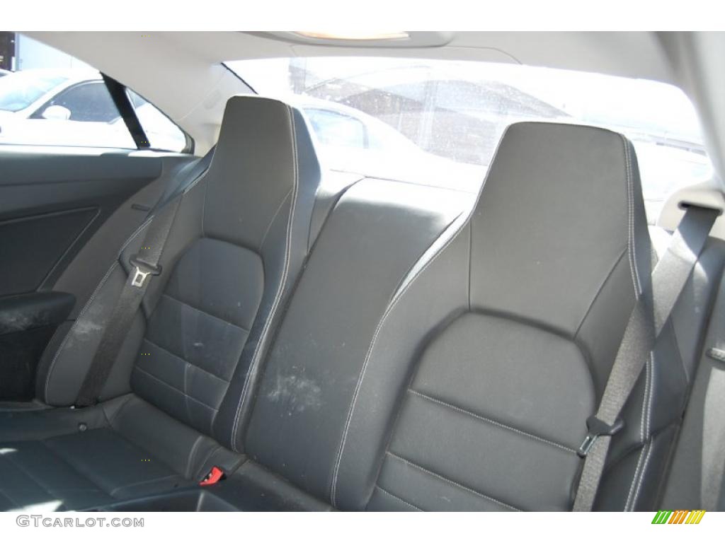 Black Interior 2010 Mercedes-Benz E 550 Coupe Photo #48494506