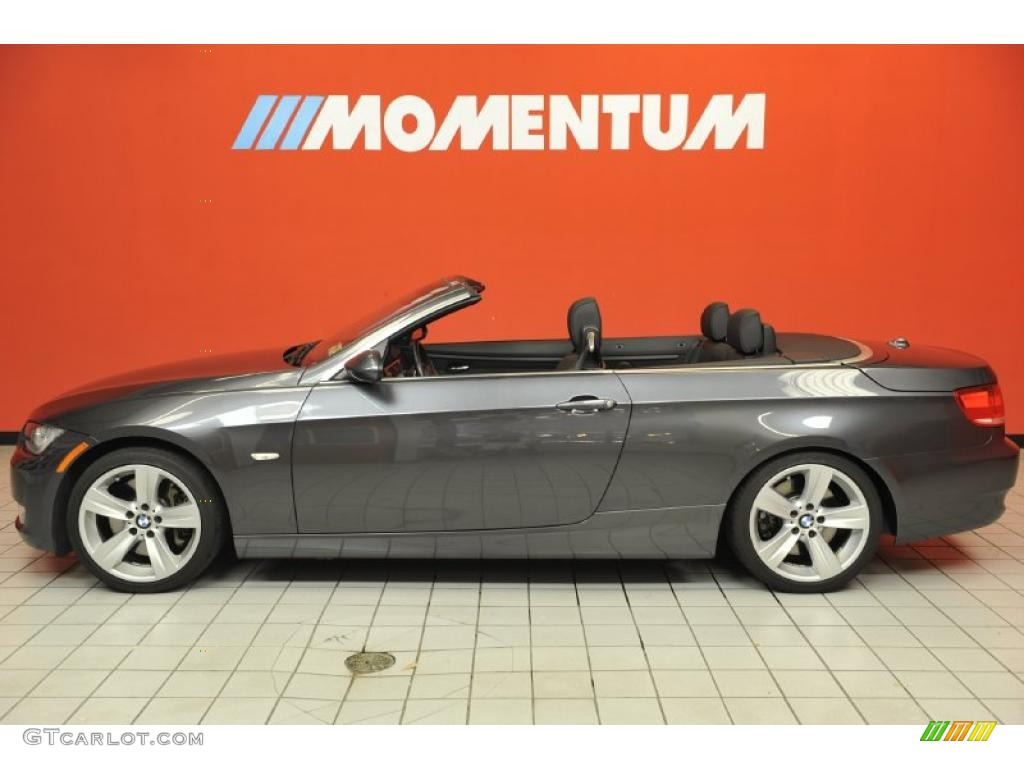 2008 3 Series 335i Convertible - Sparkling Graphite Metallic / Black photo #22