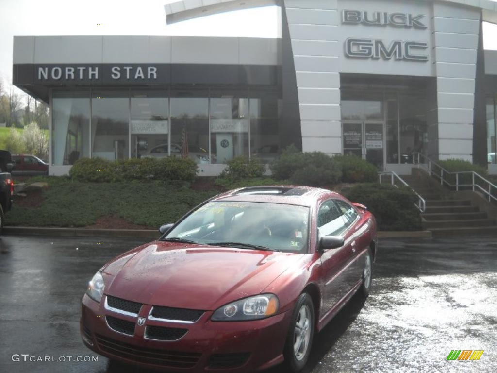 2003 Stratus SXT Coupe - Inferno Red Pearl / Dark Taupe/Medium Taupe photo #1