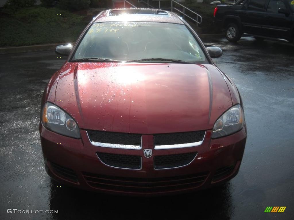 2003 Stratus SXT Coupe - Inferno Red Pearl / Dark Taupe/Medium Taupe photo #2