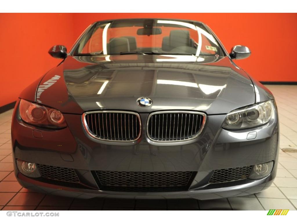 2008 3 Series 335i Convertible - Sparkling Graphite Metallic / Black photo #27
