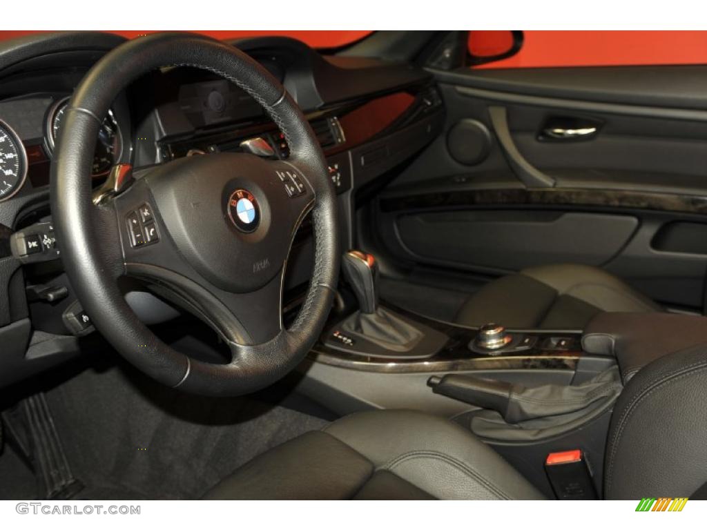 2008 3 Series 335i Convertible - Sparkling Graphite Metallic / Black photo #42