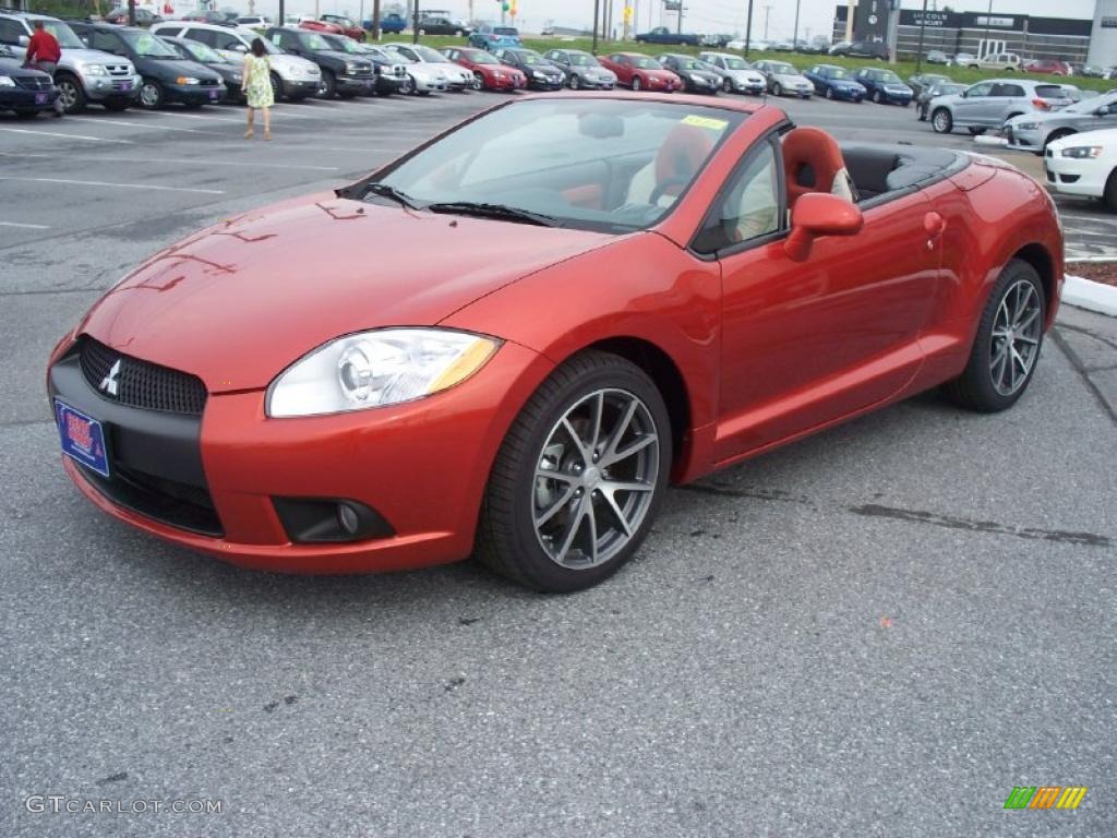 2012 Eclipse Spyder GS Sport - Sunset Pearlescent / Terra Cotta photo #1